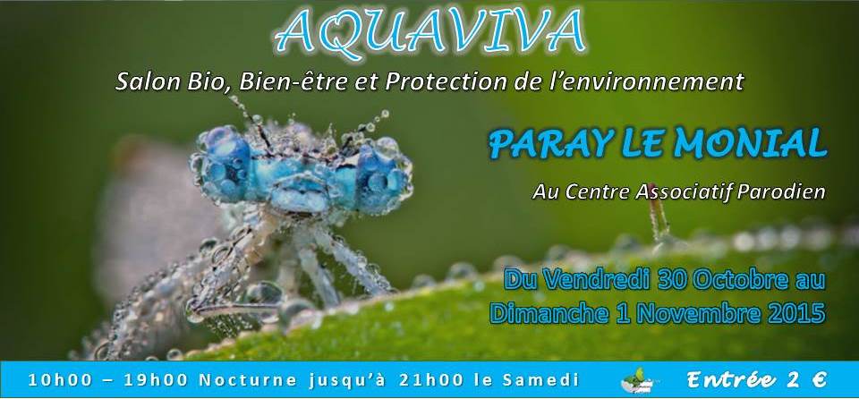 Flyers Salon Aquaviva Paray-le-Monial 2015